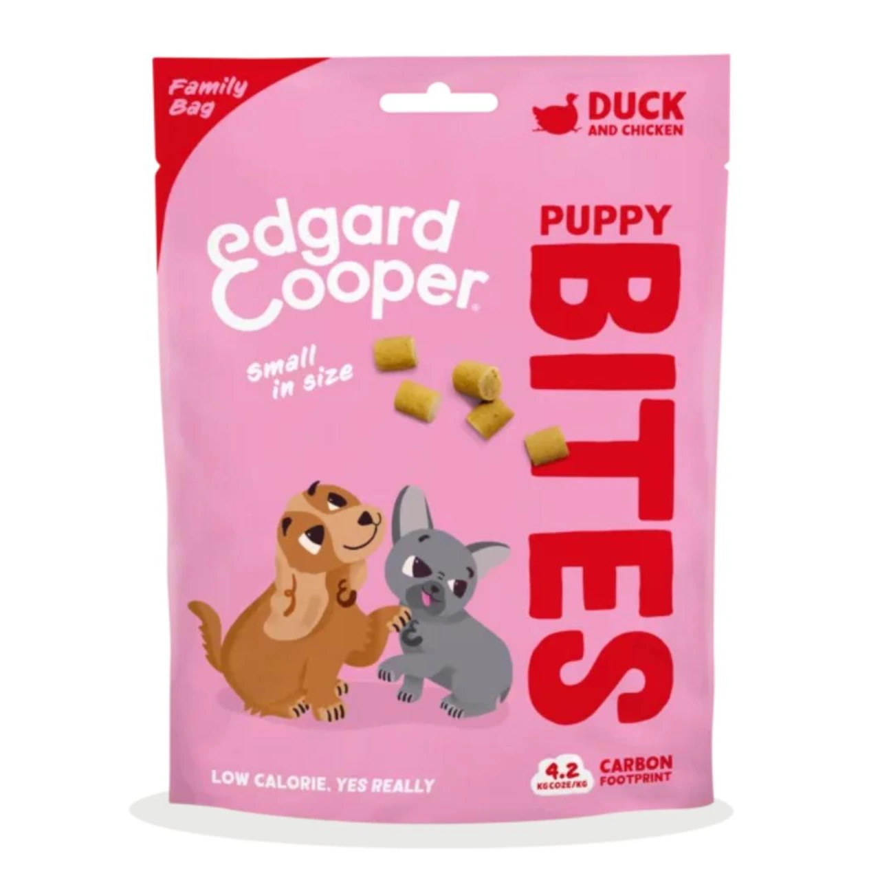 Edgard & Cooper Puppy Bites and og kylling 120 g - bløde hvalpegodbidder